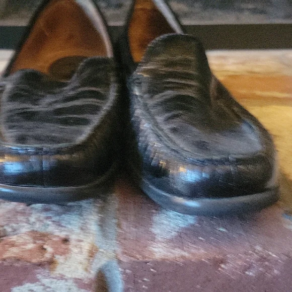 Hush Puppies Black Leather Loafers for Women Size 8.5 - Picture 6 of 7
